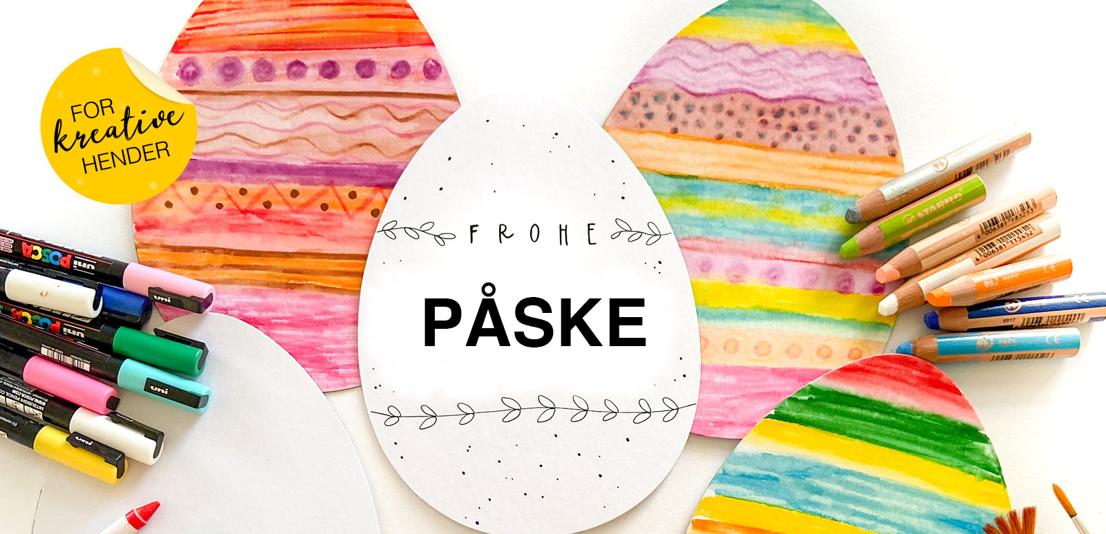 Formingsaktiviteter: Fargerike Påskeegg