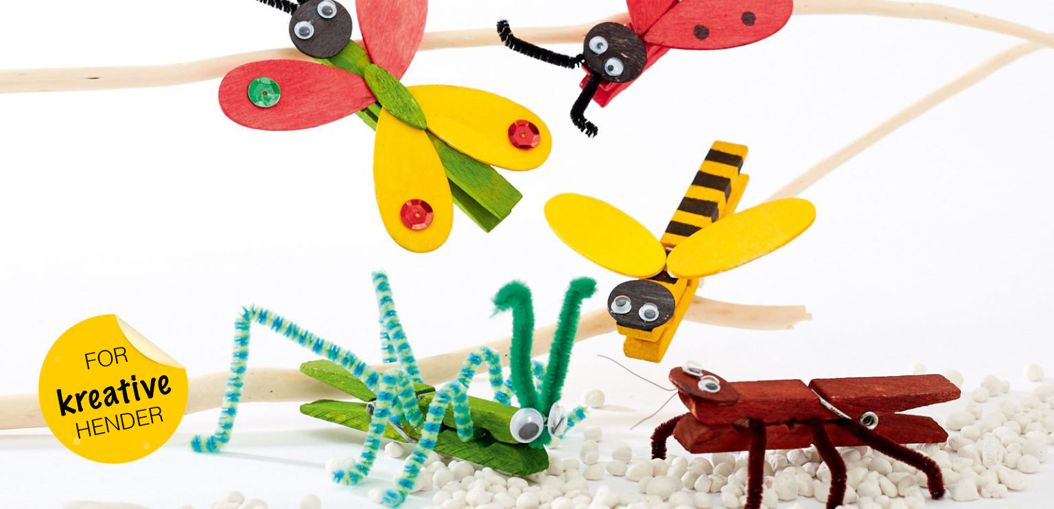 Formingsaktiviteter: Klypende Insekter