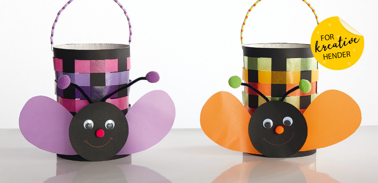 Formingsaktiviteter: Lykt fargerike bie 