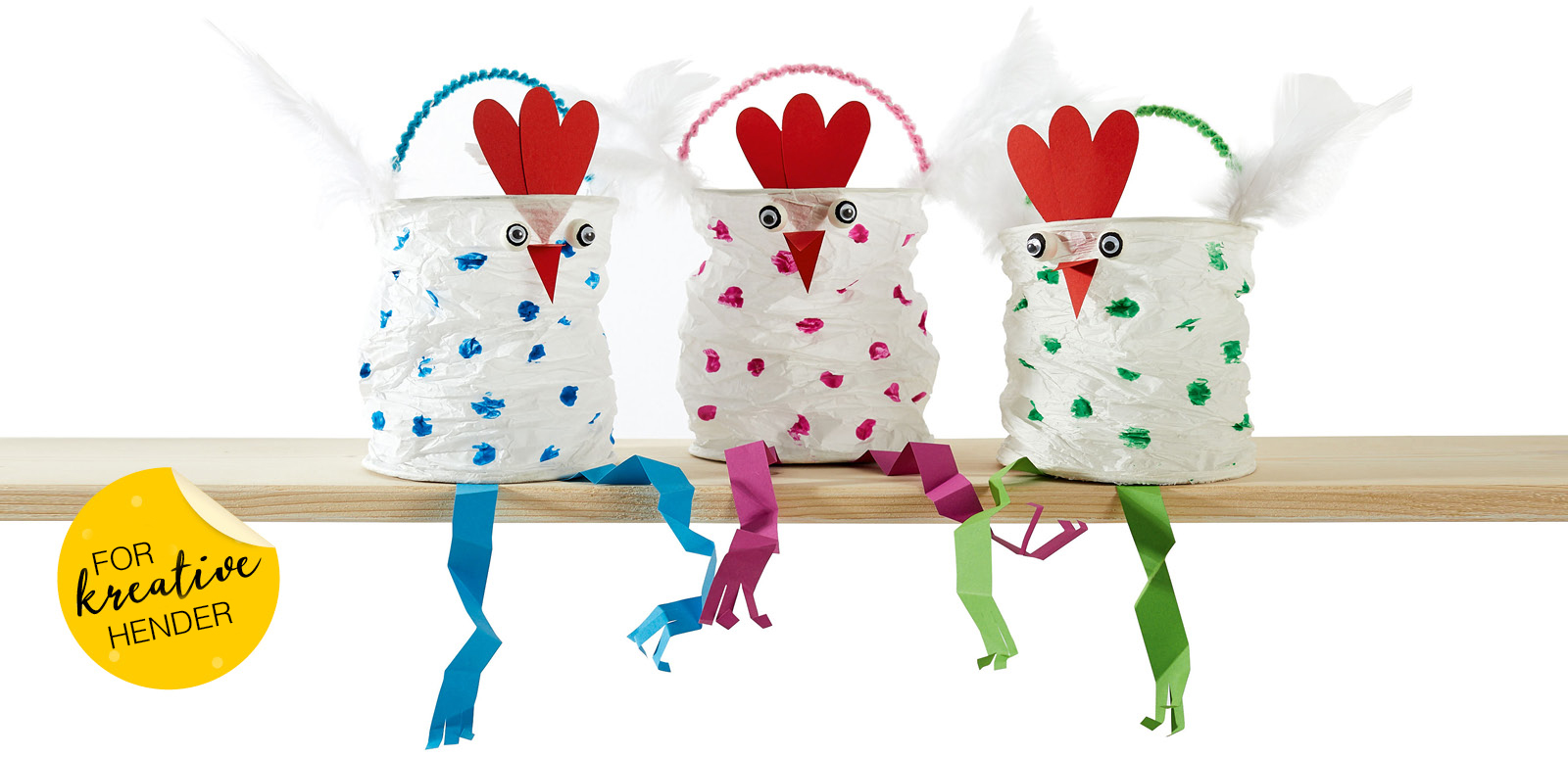 Formingsaktiviteter: Påskehøner