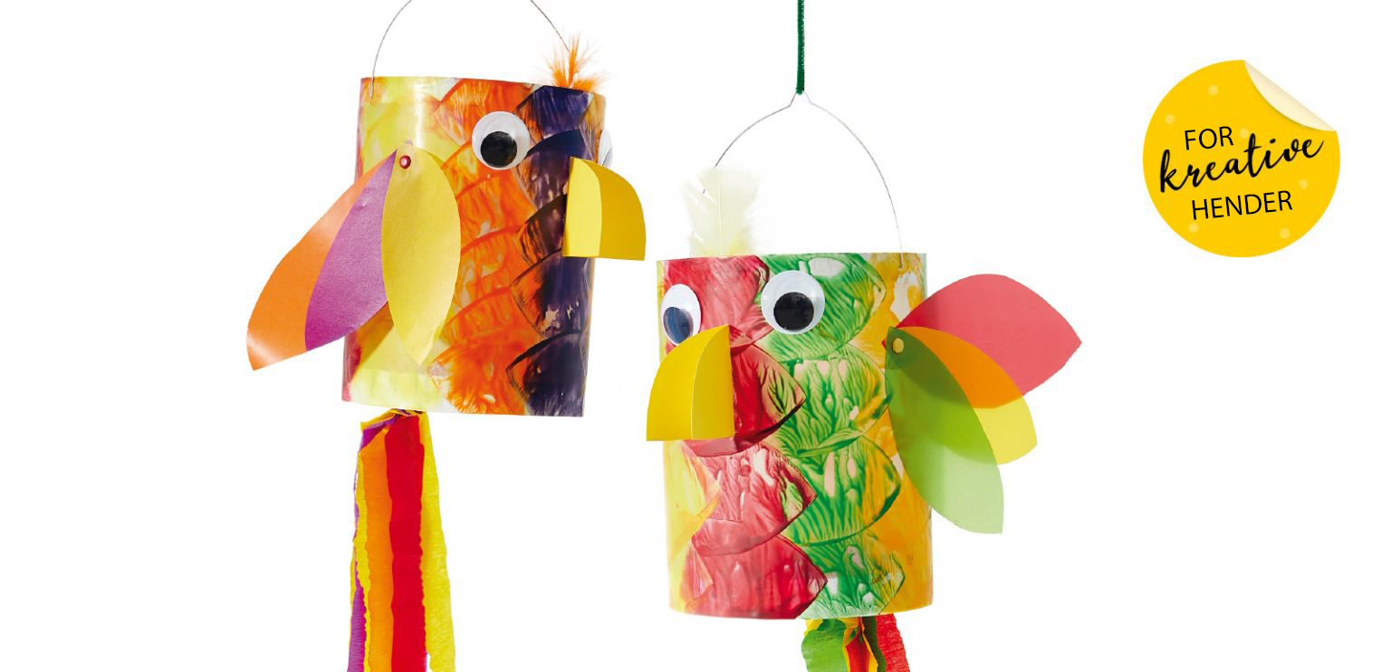 Formingsaktiviteter: Papegøye 