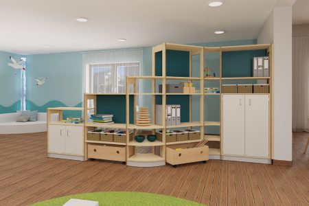 Reol og romdelersystem Mona - Planløsning 036-A Marie