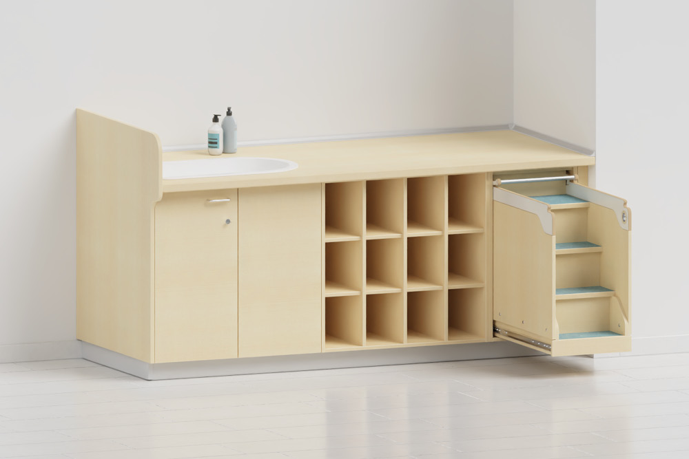 KiWi stellebord - Planløsning 077-A Helgoland speilvendt