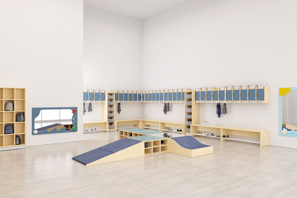 AROBA garderober - Plantegning 005-A Storbarnsavdeling