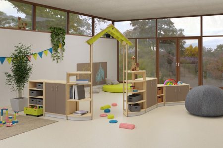 Reol og romdelersystem Mona - Plantegning 038-A Melina