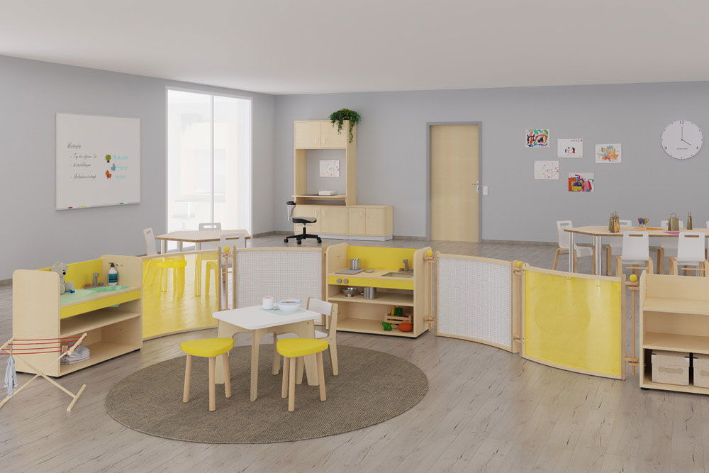 Skillevegger og romdeling - Romdelerkombinasjon 087-A Boa